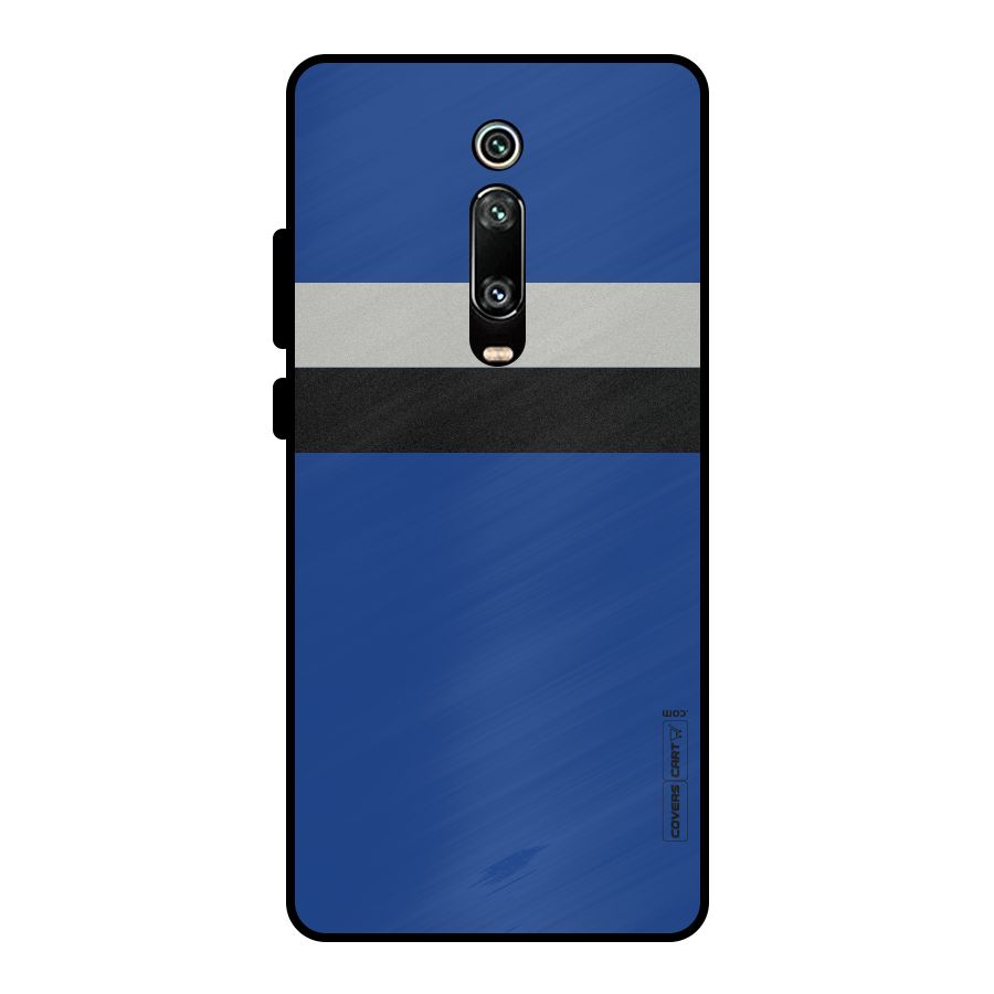Grey Black Strips Metal Back Case for Redmi K20 Pro