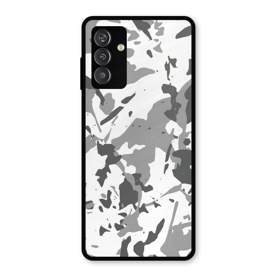Grey Camouflage Army Metal Back Case for Galaxy F13