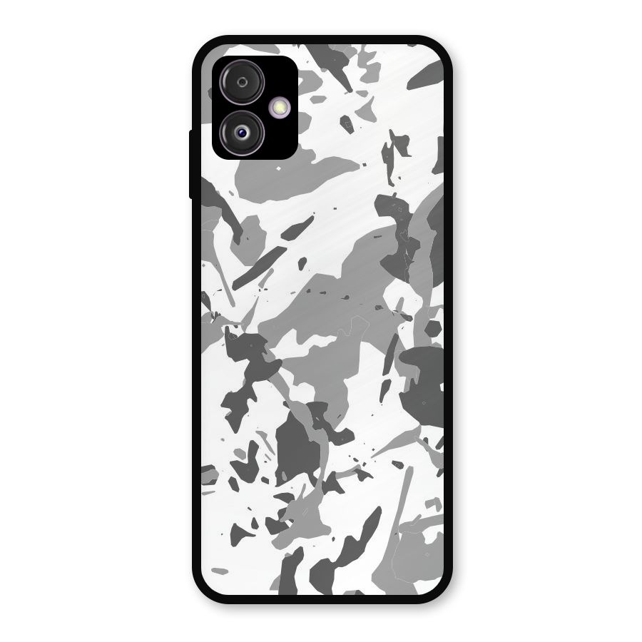 Grey Camouflage Army Metal Back Case for Galaxy F14