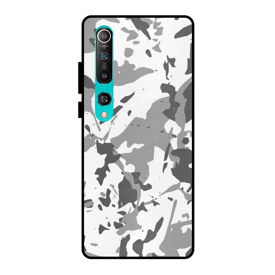 Grey Camouflage Army Metal Back Case for Mi 10