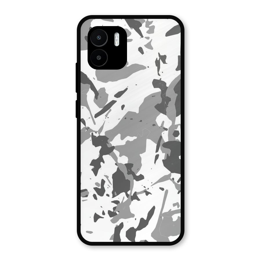 Grey Camouflage Army Metal Back Case for Redmi A1