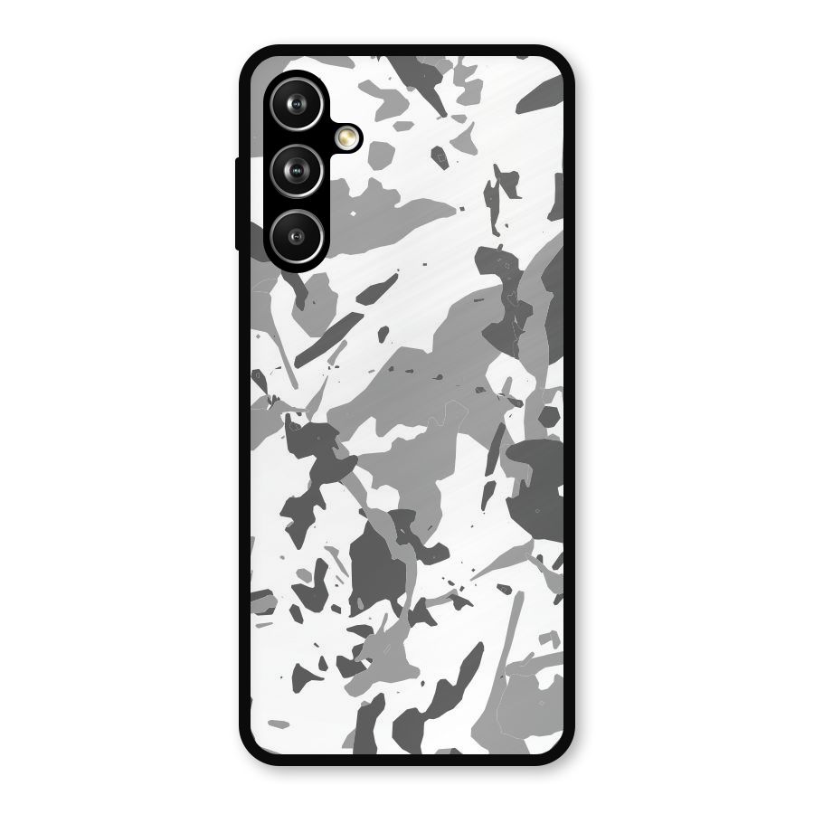 Grey Camouflage Army Metal Back Case for Samsung Galaxy M54