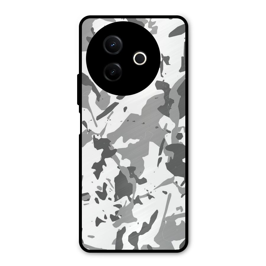 Grey Camouflage Army Metal Back Case for Vivo Y39