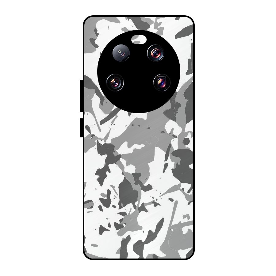 Grey Camouflage Army Metal Back Case for Xiaomi 13 Ultra