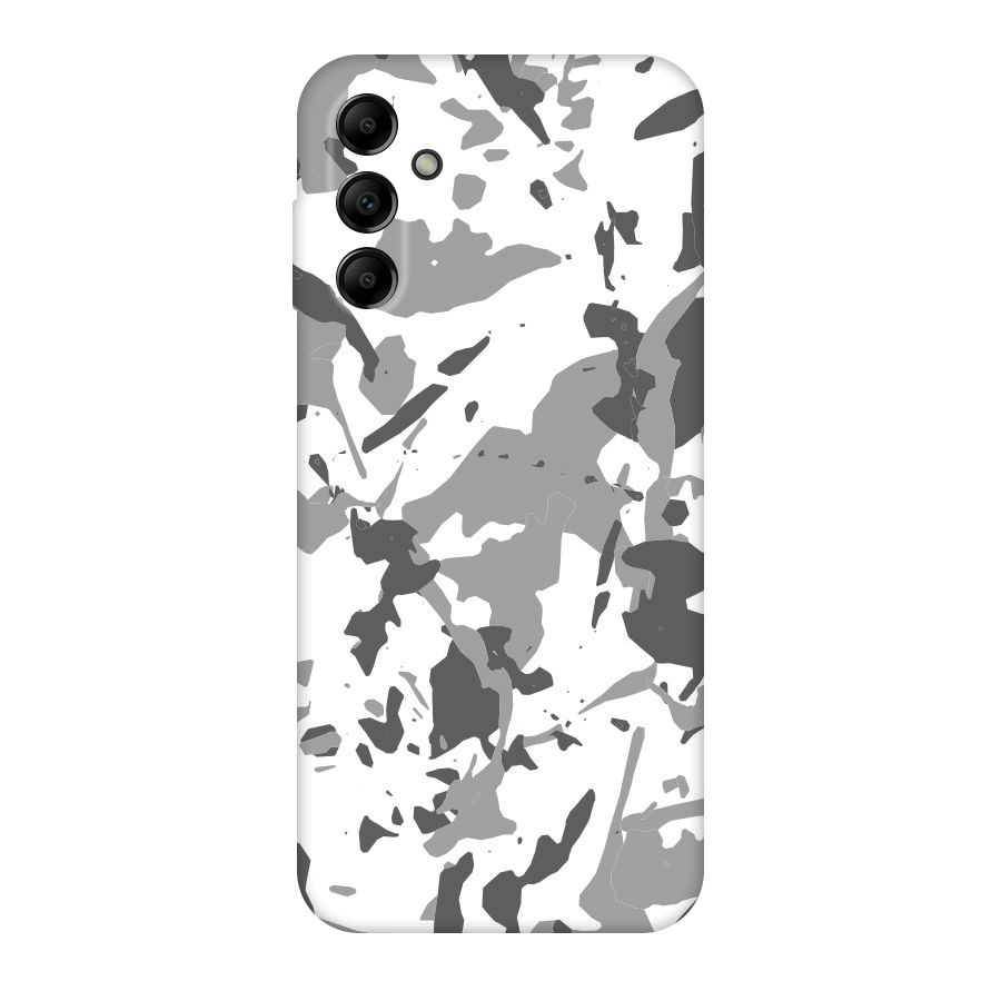 Grey Camouflage Army Original Polycarbonate Back Case for Galaxy A14 5G