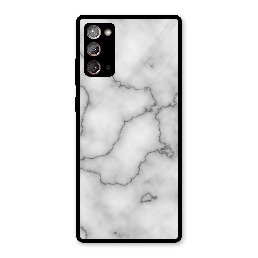 Grey Marble Glass Back Case for Galaxy Note 20