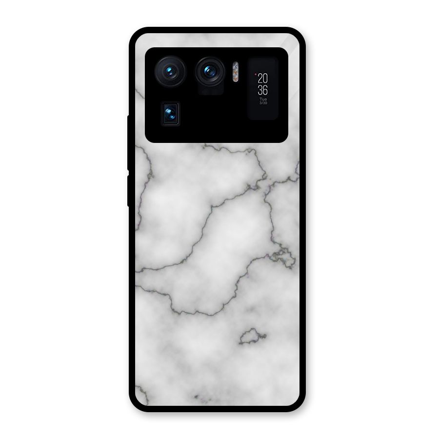 Grey Marble Glass Back Case for Mi 11 Ultra