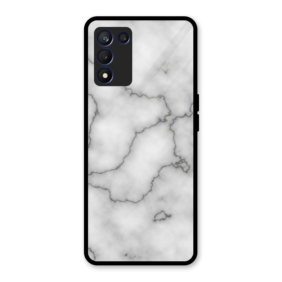 Grey Marble Glass Back Case for Realme 9 5G Speed