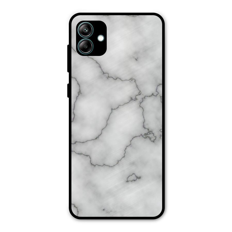 Grey Marble Metal Back Case for Galaxy A04