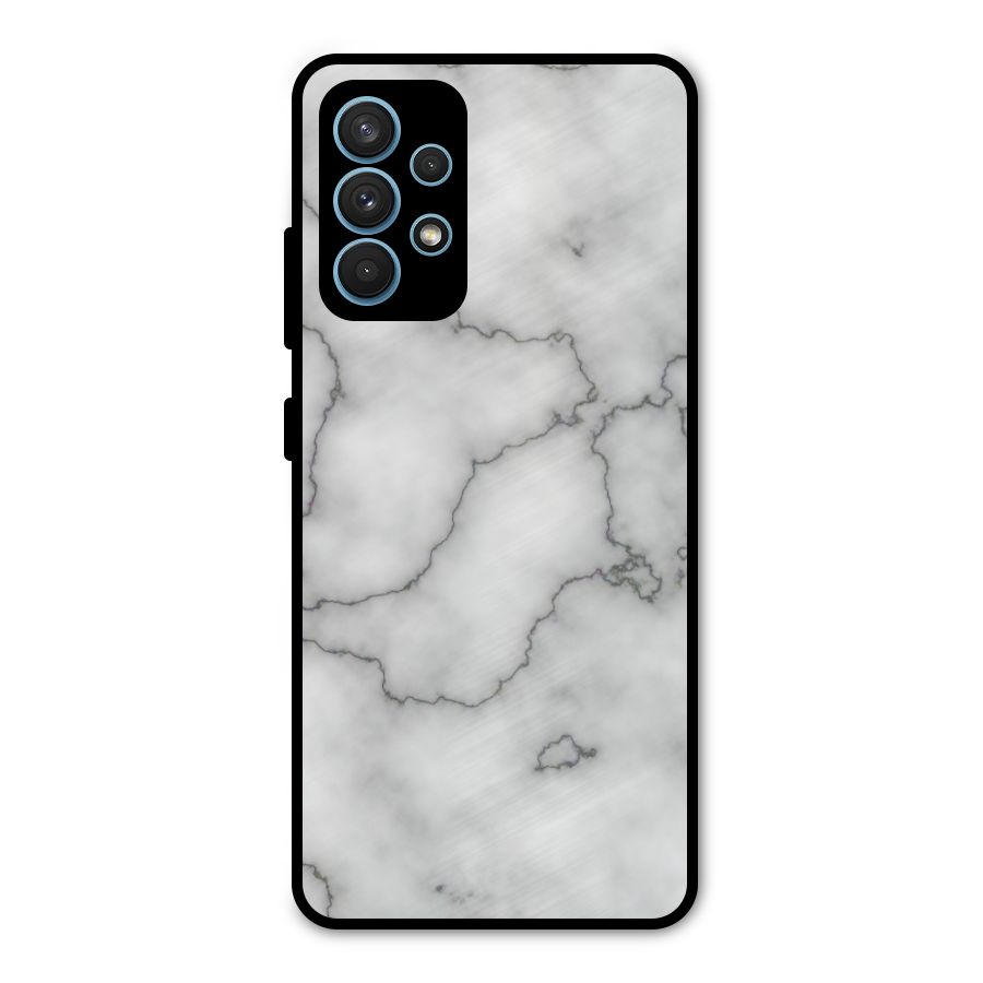 Grey Marble Metal Back Case for Galaxy A32