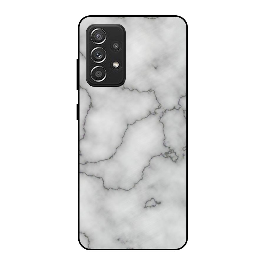 Grey Marble Metal Back Case for Galaxy A52s 5G