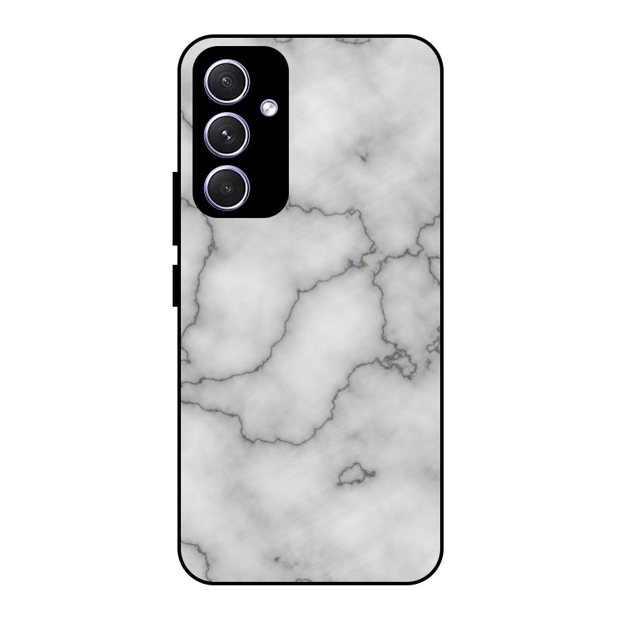 Grey Marble Metal Back Case for Galaxy A54