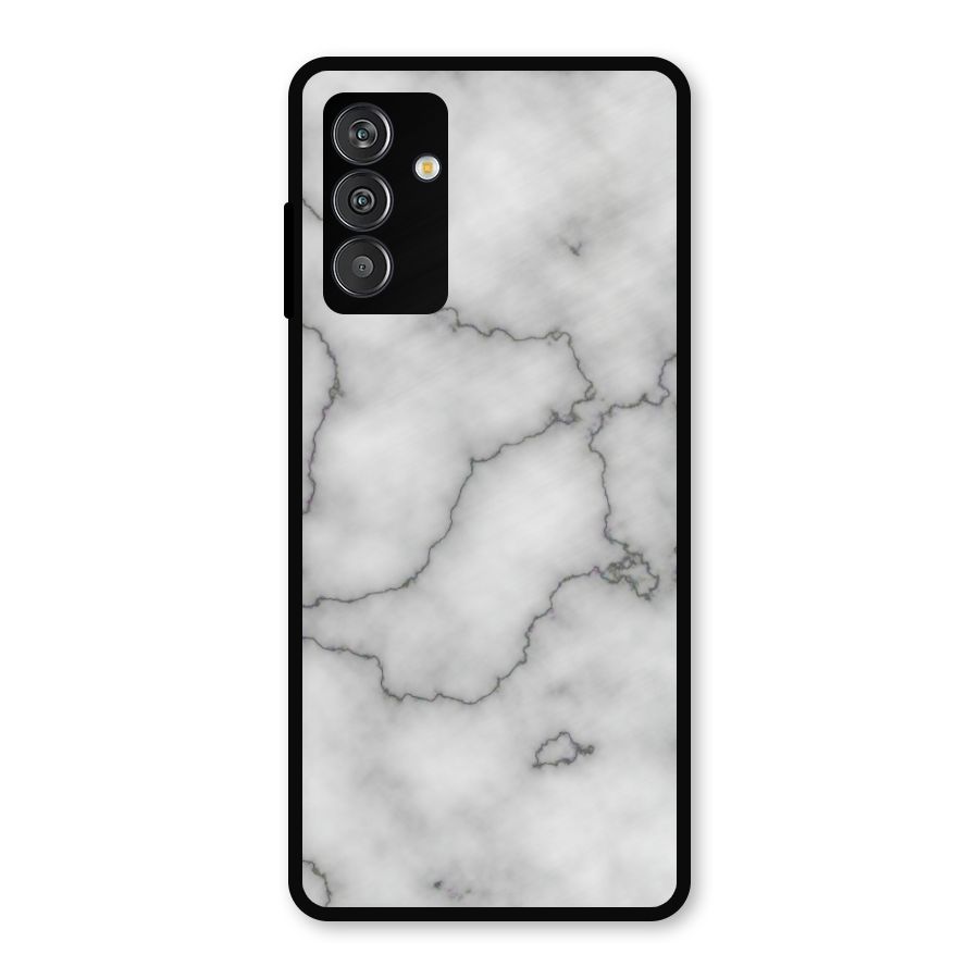 Grey Marble Metal Back Case for Galaxy F13