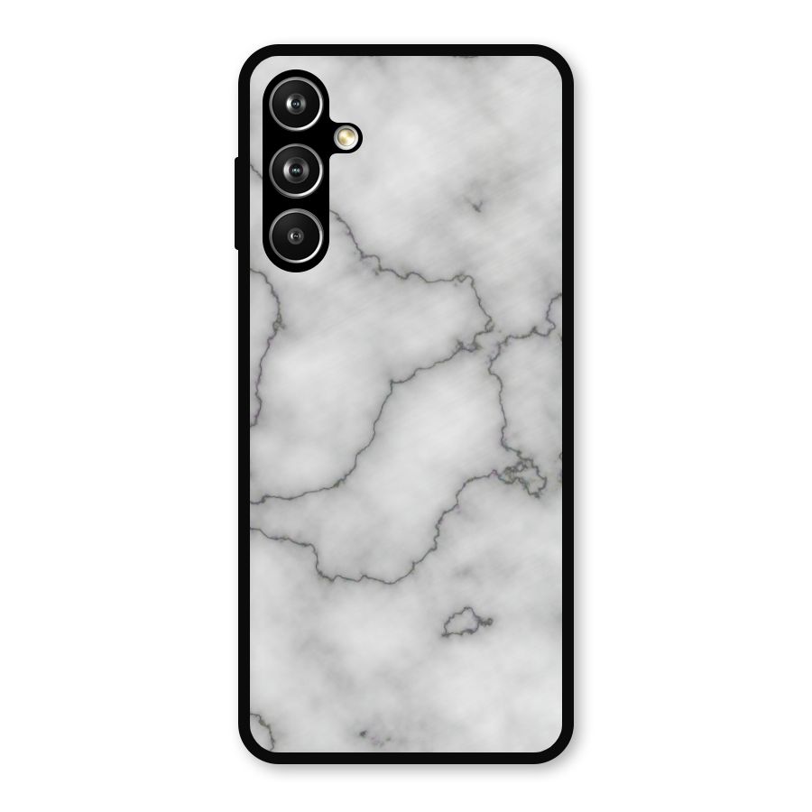 Grey Marble Metal Back Case for Galaxy F54