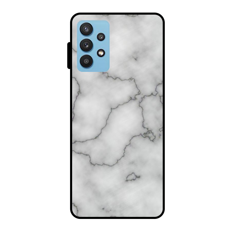 Grey Marble Metal Back Case for Galaxy M32 5G