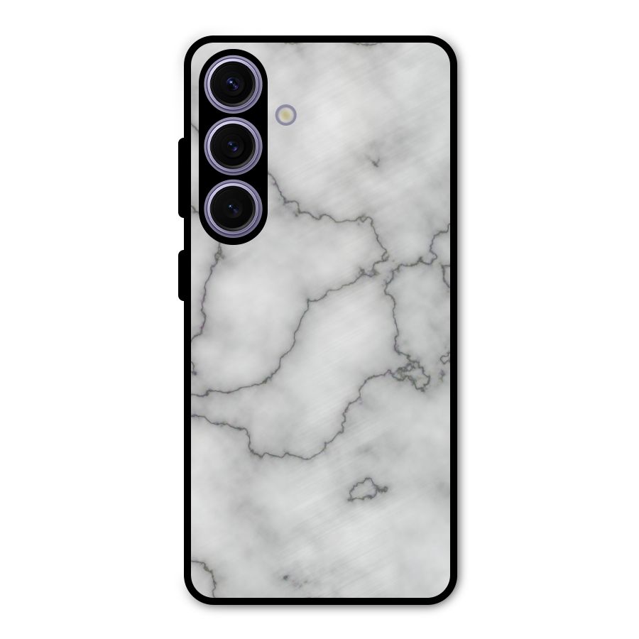 Grey Marble Metal Back Case for Galaxy S24