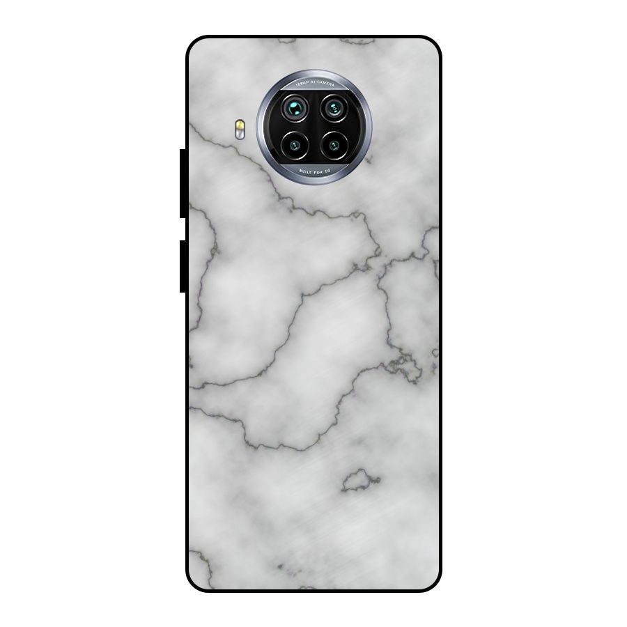 Grey Marble Metal Back Case for Mi 10i