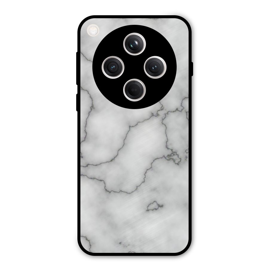 Grey Marble Metal Back Case for Oppo Find X8