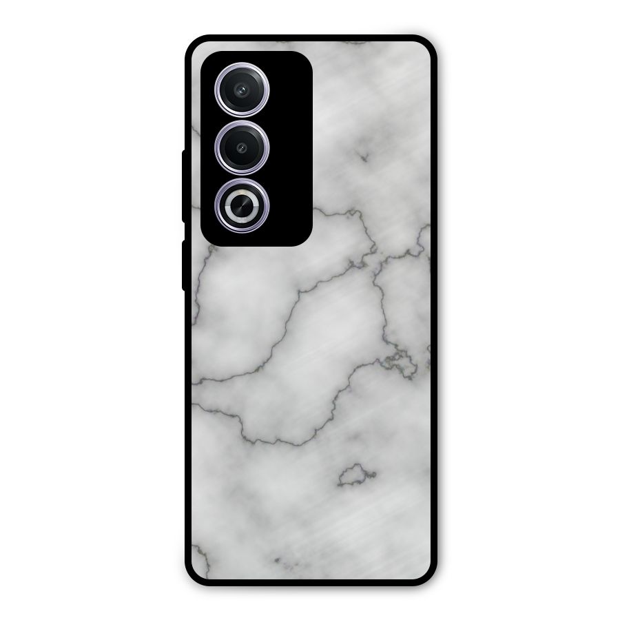 Grey Marble Metal Back Case for Oppo K12x