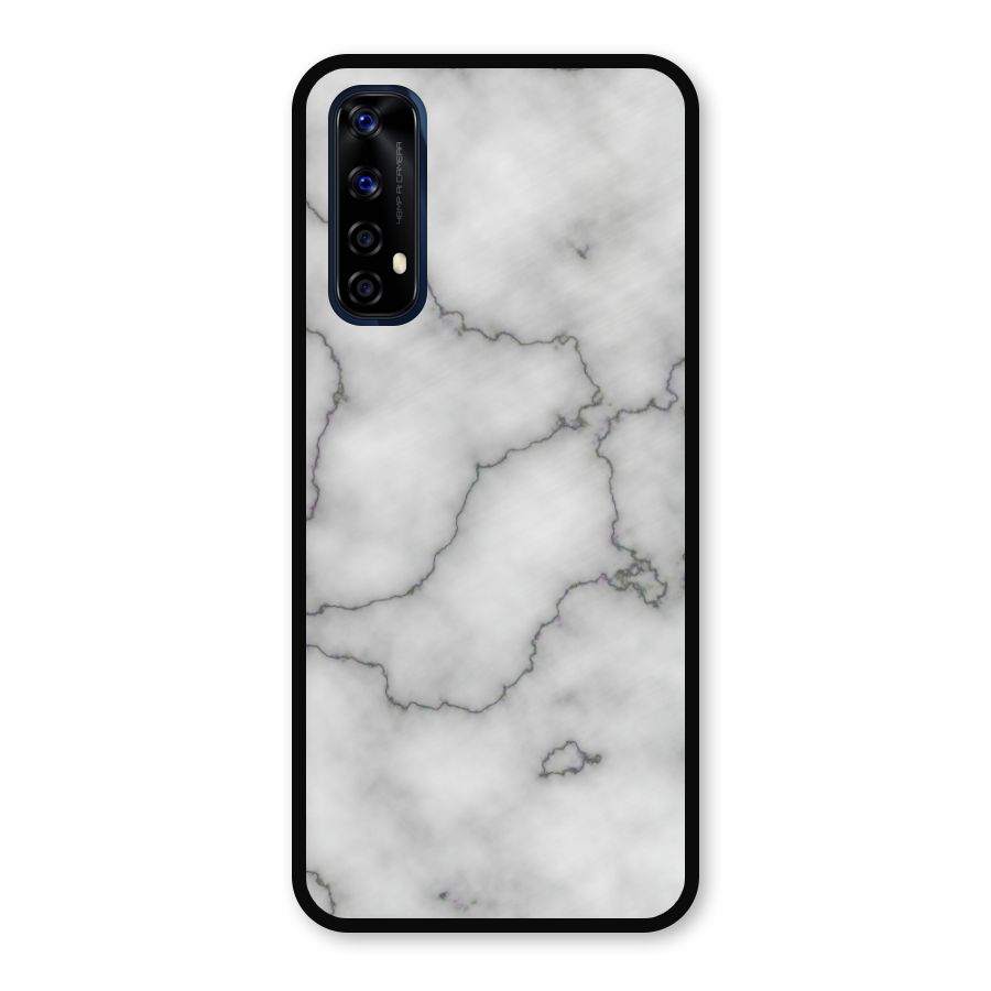 Grey Marble Metal Back Case for Realme Narzo 20 Pro