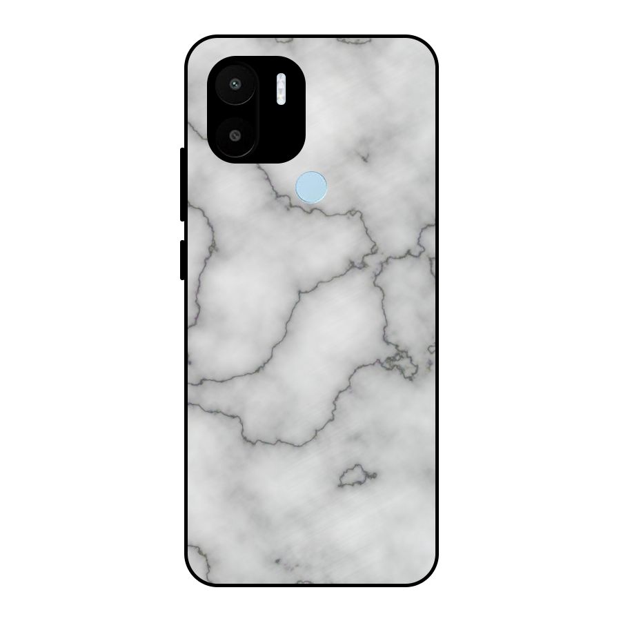 Grey Marble Metal Back Case for Redmi A1+