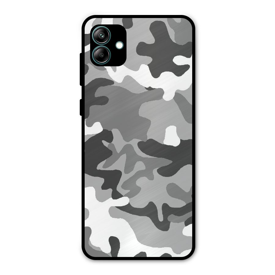 Grey Military Metal Back Case for Galaxy A04