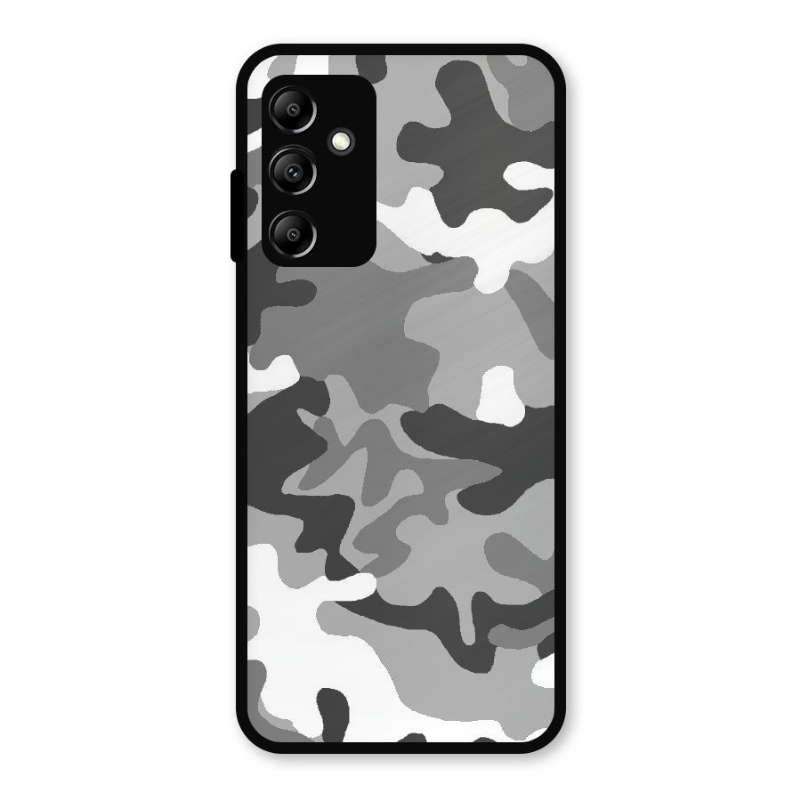 Grey Military Metal Back Case for Galaxy A14 5G