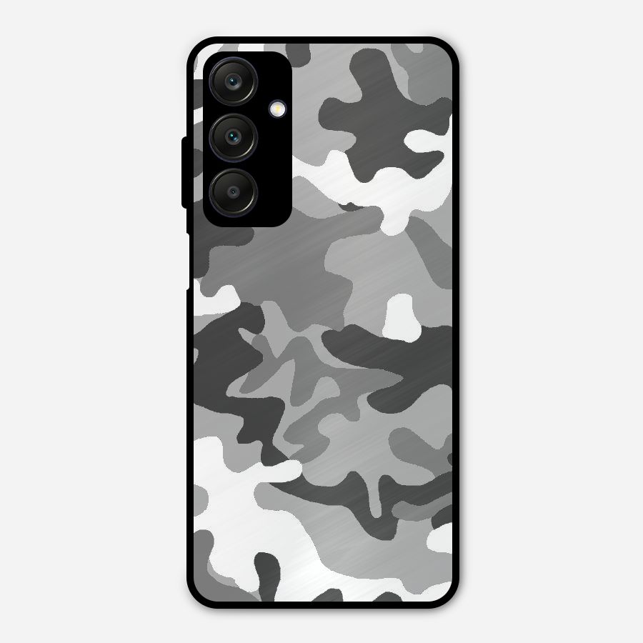 Grey Military Metal Back Case for Galaxy A25 5G
