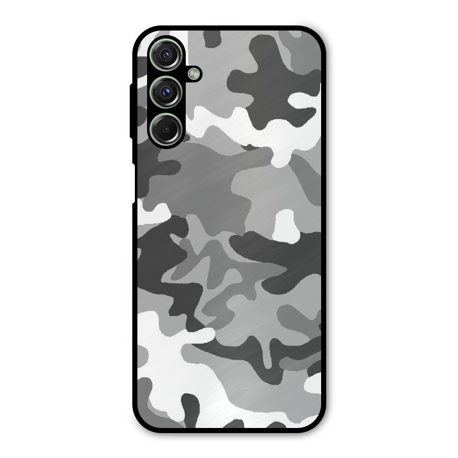 Grey Military Metal Back Case for Galaxy M34