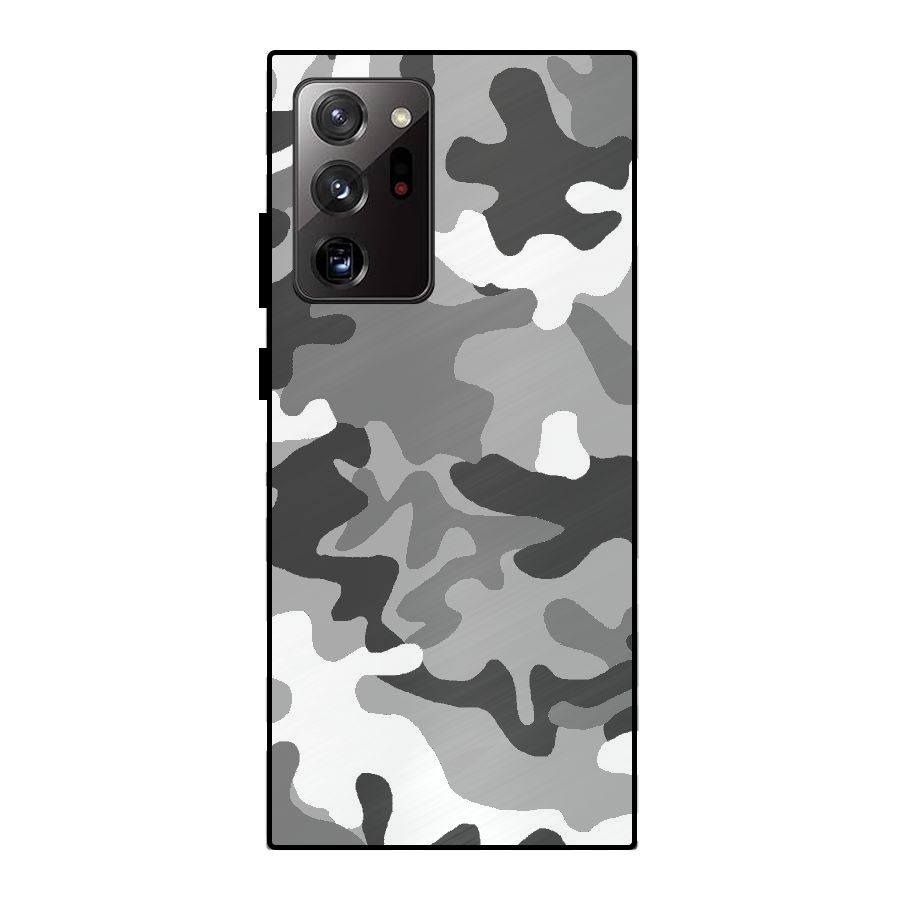 Grey Military Metal Back Case for Galaxy Note 20 Ultra 5G