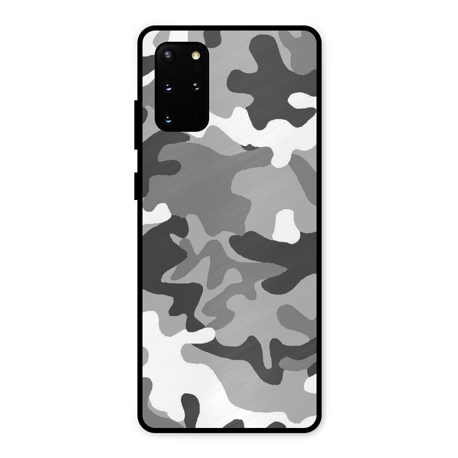 Grey Military Metal Back Case for Galaxy S20 Plus