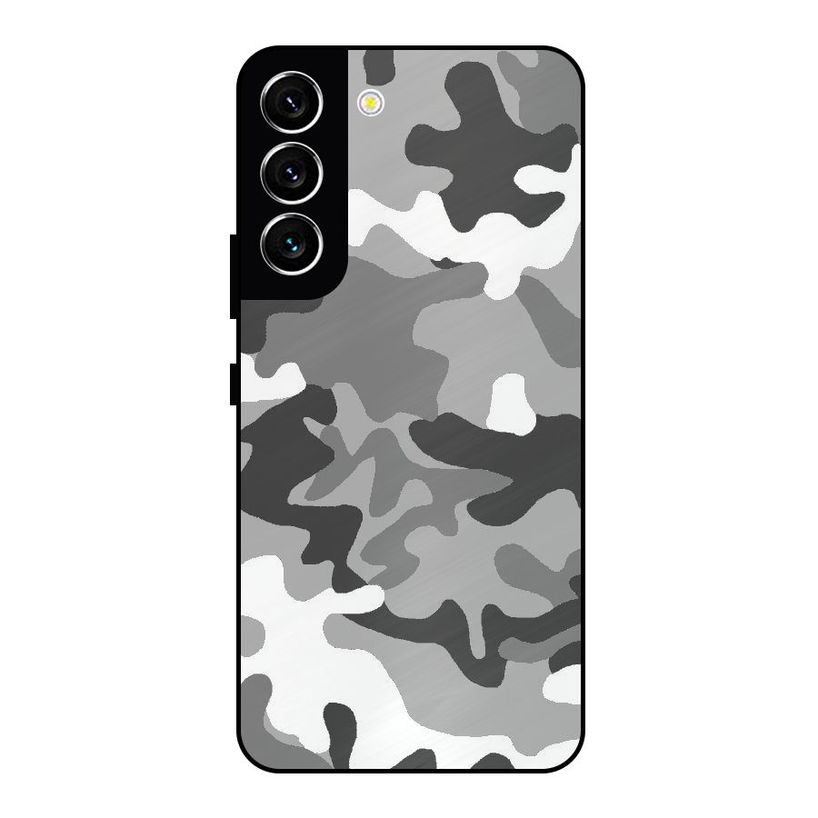 Grey Military Metal Back Case for Galaxy S22 5G