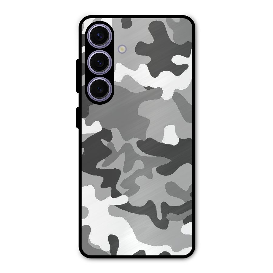 Grey Military Metal Back Case for Galaxy S24