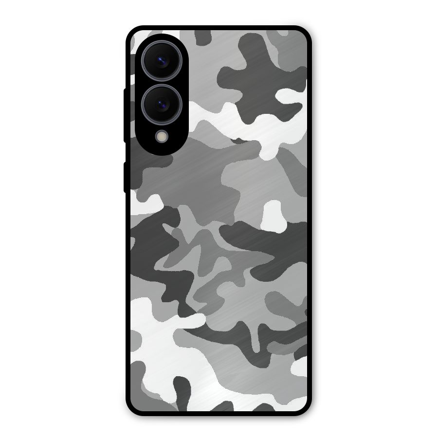 Grey Military Metal Back Case for Galaxy S25 Edge