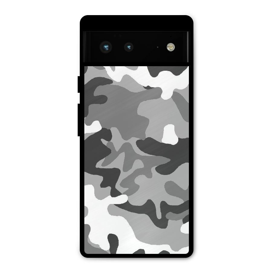 Grey Military Metal Back Case for Google Pixel 6