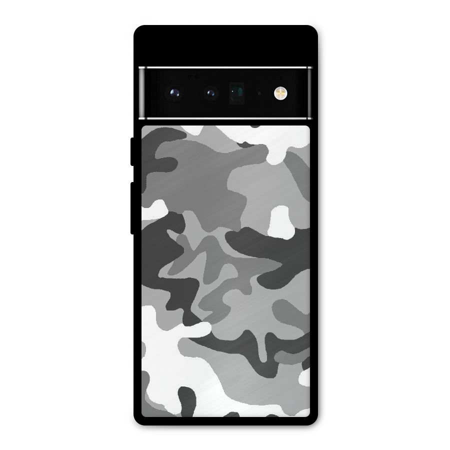 Grey Military Metal Back Case for Google Pixel 6 Pro