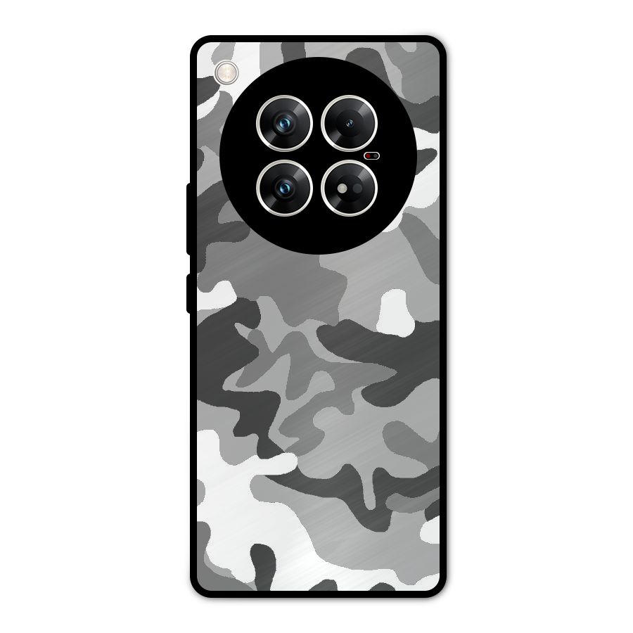 Grey Military Metal Back Case for Infinix Zero 40 5G