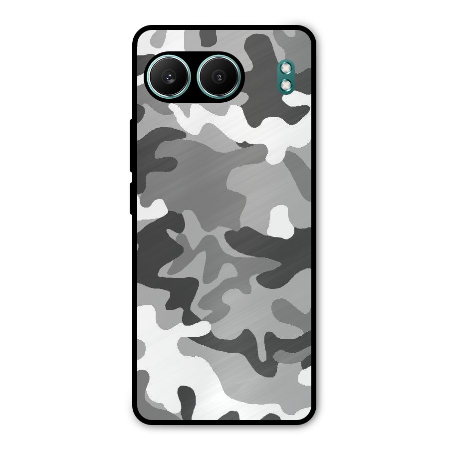 Grey Military Metal Back Case for OnePlus Nord 4