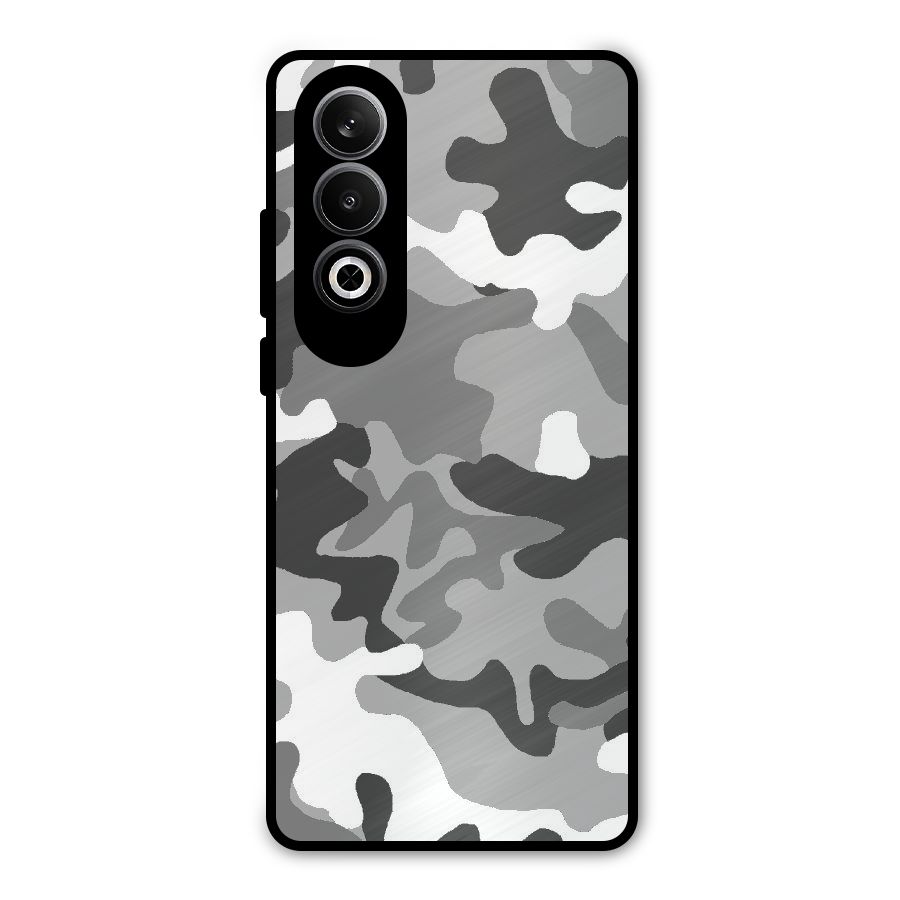 Grey Military Metal Back Case for OnePlus Nord CE4