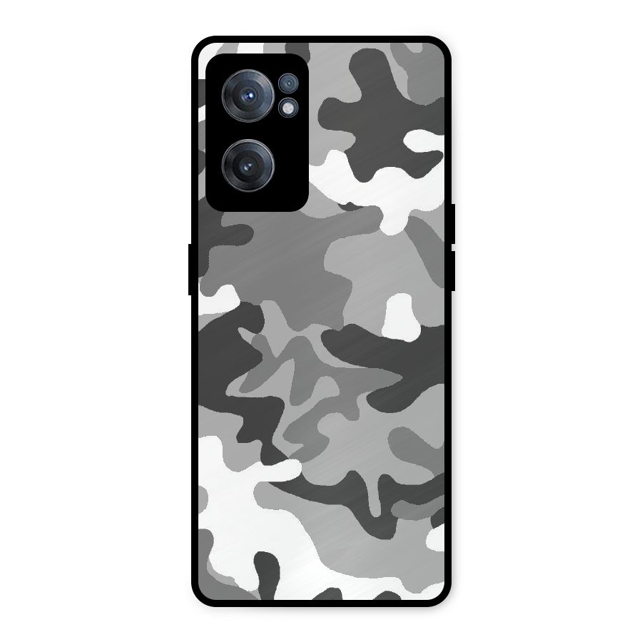 Grey Military Metal Back Case for OnePlus Nord CE 2 5G