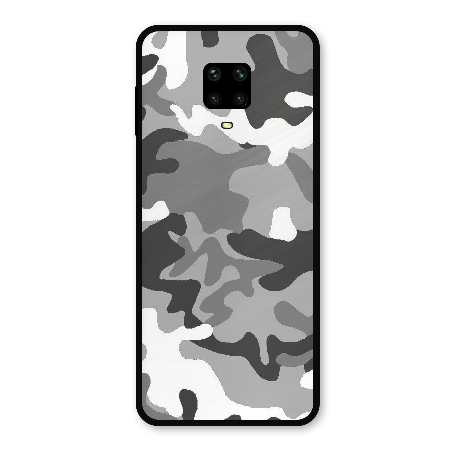 Grey Military Metal Back Case for Poco M2 Pro