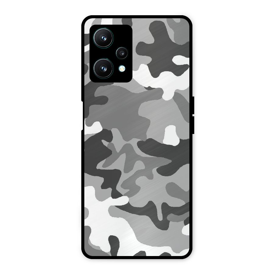 Grey Military Metal Back Case for Realme 9 Pro 5G