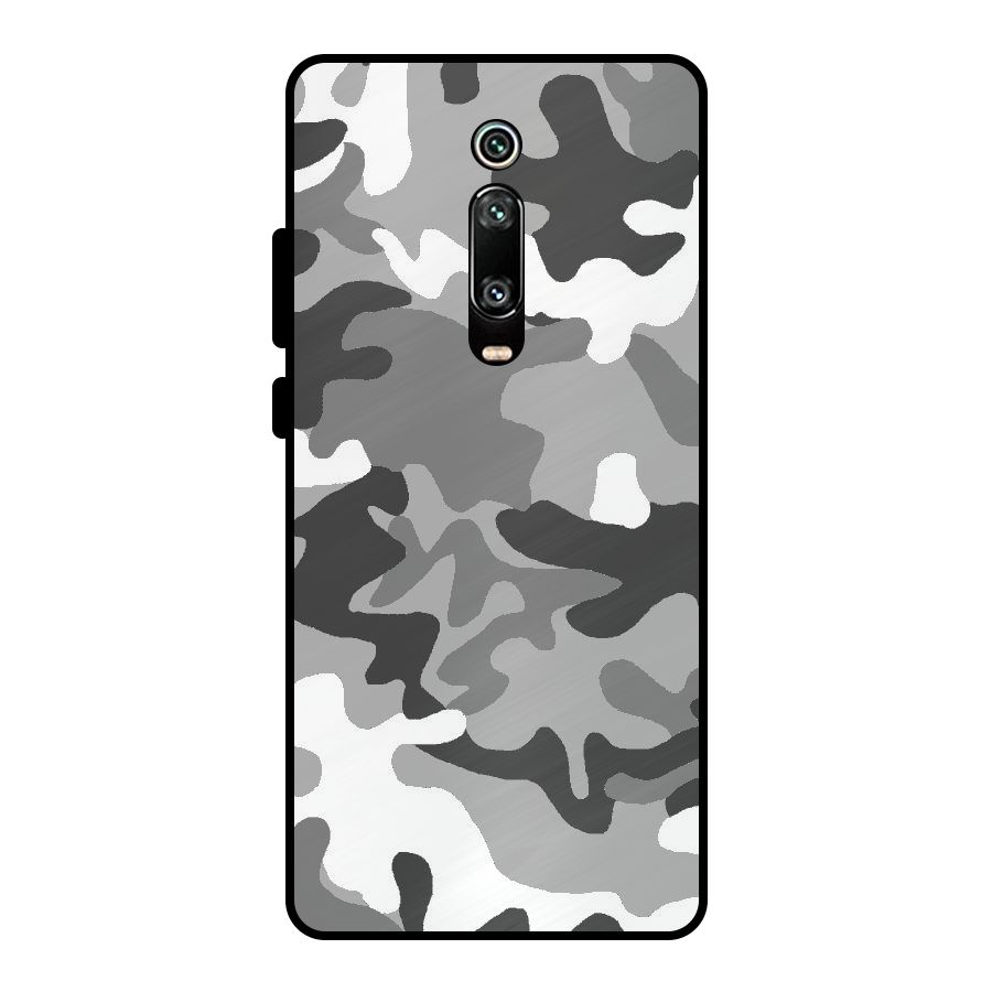 Grey Military Metal Back Case for Redmi K20 Pro