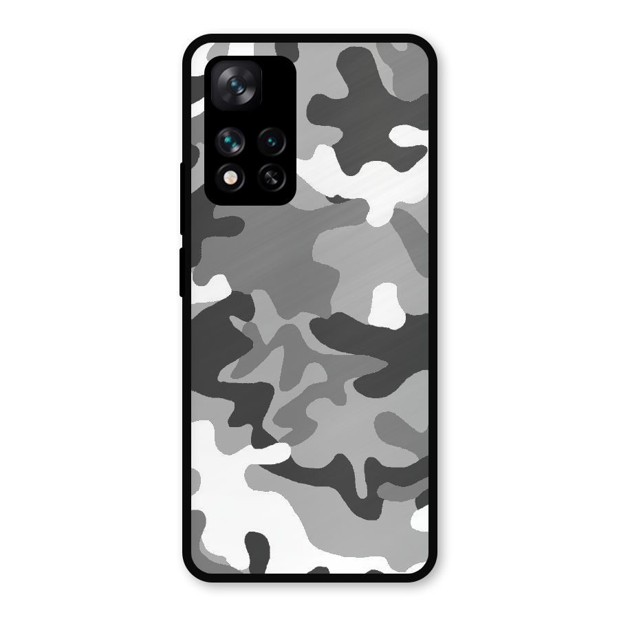 Grey Military Metal Back Case for Xiaomi 11i Hypercharge 5G
