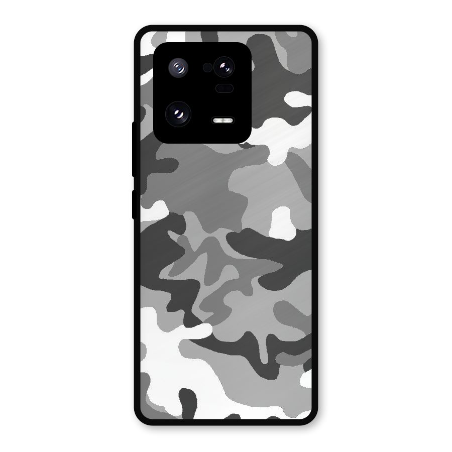 Grey Military Metal Back Case for Xiaomi 13 Pro