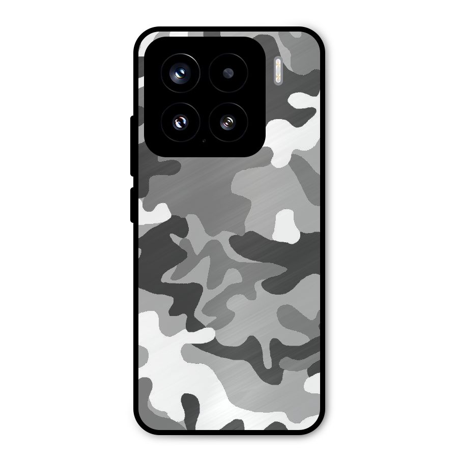 Grey Military Metal Back Case for Xiaomi 15