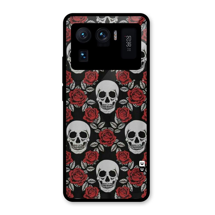 Grey Skulls Glass Back Case for Mi 11 Ultra