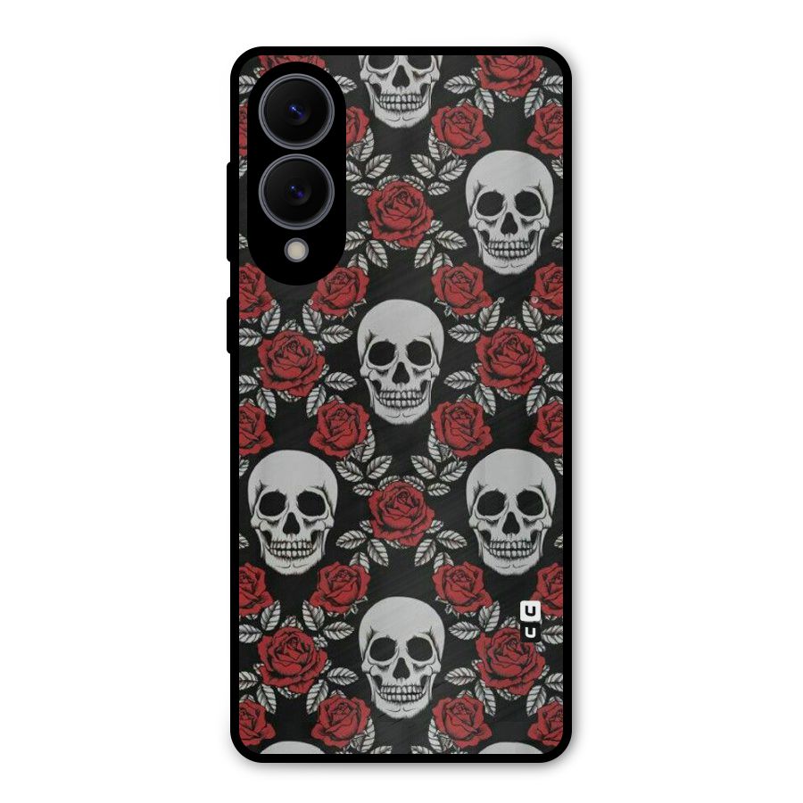 Grey Skulls Metal Back Case for Galaxy S25 Edge