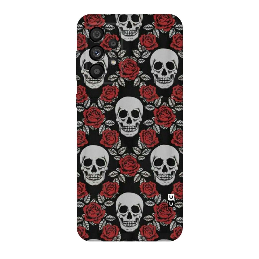 Grey Skulls Original Polycarbonate Back Case for Galaxy A73 5G