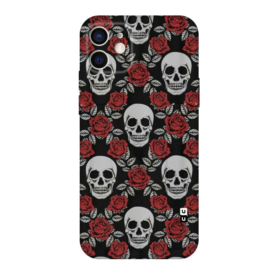 Grey Skulls Original Polycarbonate Back Case for iPhone 12